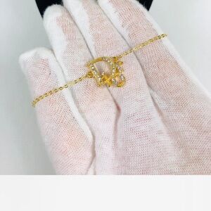 Dior Encrusted logo bracelet